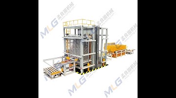 MLG 30 daylights plywood hot press with automatic loading and unloading