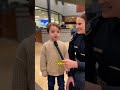 Tiny Toddler’s Serious Talk at the Police Station 😂👮‍♀️#CuteToddler #PoliceStationMoment #FunnyKids