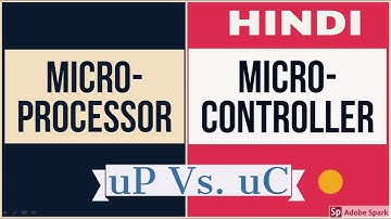 difference between microprocessor and microcontroller in hindi | Microprocessor vs Microcontroller