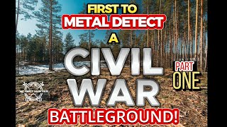 First to Metal Detect a Civil War Battleground, Mind blowing finds!