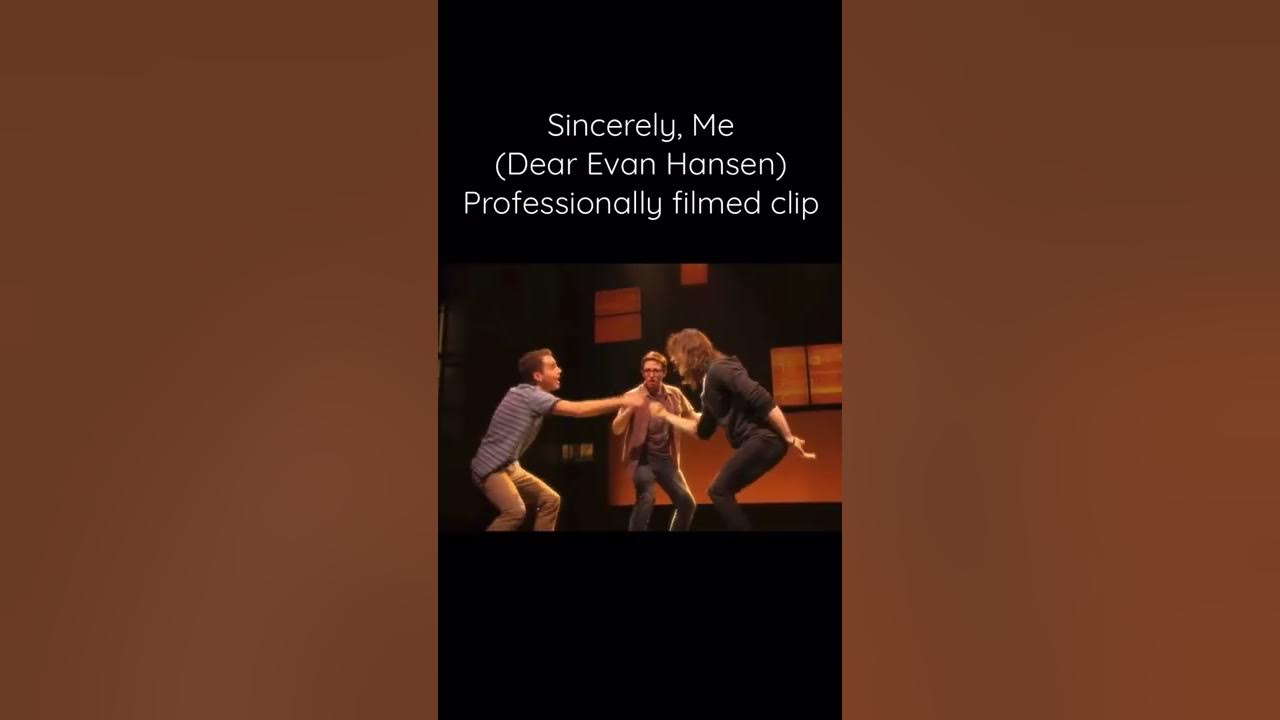Sincerely, Me (Dear Evan Hansen) clip