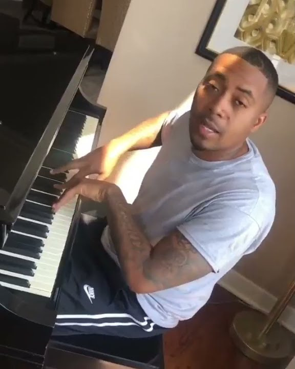 Nas on the Piano listening to 'Adult Film'
