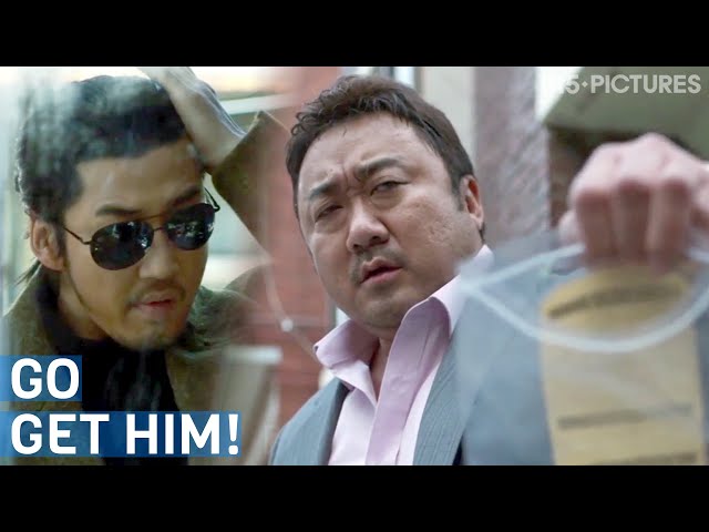 Ma Dong-seok Knows How To Catch Some Bad Guys | ft. Marvel Eternals Gilgamesh actor | The Outlaws class=