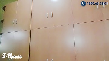 Tủ nhựa Đài Loan 6 cánh kịch trần đa năng | Nội thất nhựa cao cấp SHPlastic