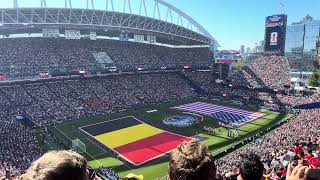 USA anthem vs Belgium  Seattle 2026 World Cup 