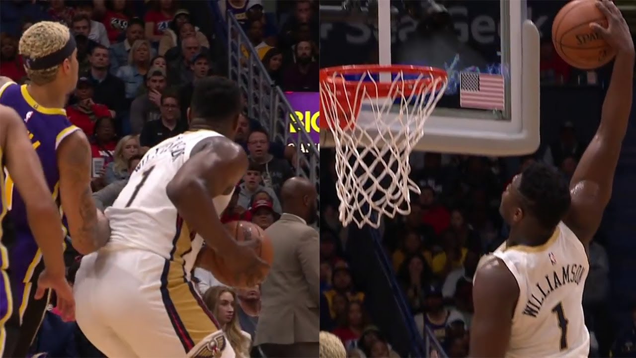 Zion Williamson - Post Moves/Explosive First Step/Bully Ball Scorer 19/20