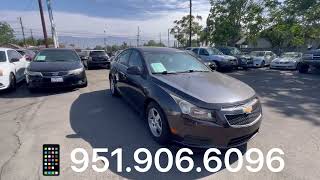 2014 Chevy Chevrolet Cruze For Sale in San Bernardino @ Silver Star Auto Used Car Dealers
