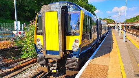 South Western Railway (SWR) Class 458 Juniper Ride: Weybridge to London Waterloo - 26/06/24
