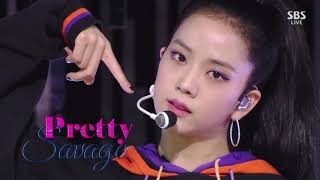 BLACKPINK 'Pretty Savage' Live - مترجمة