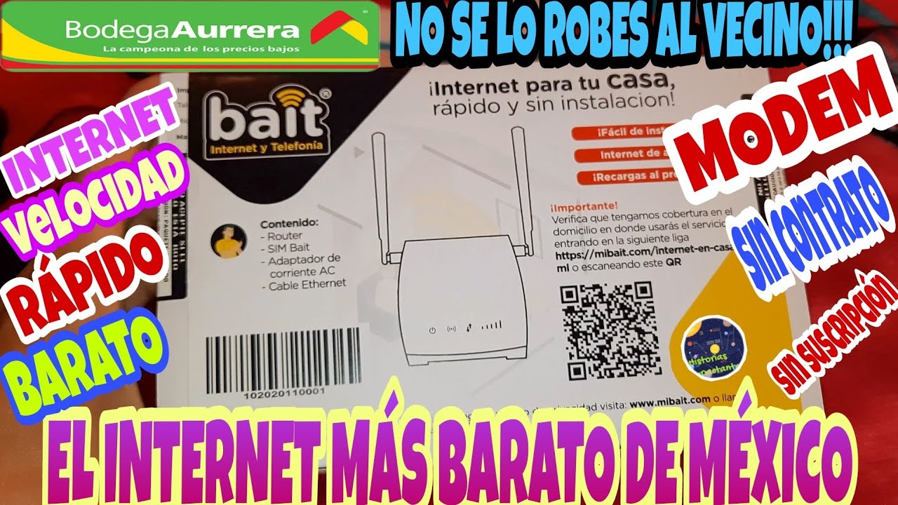 ASÍ ES NUEVO INTERNET BAIT DE AURRERA PARA CASA: MÁS BARATO, POTENTE Y VELOZ YouTube