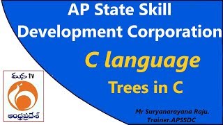 APSSDC | C language | Trees in C  | Mana Tv  Live