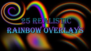 25 Realistic Rainbow Overlays !! Photoshop Overlay screenshot 2