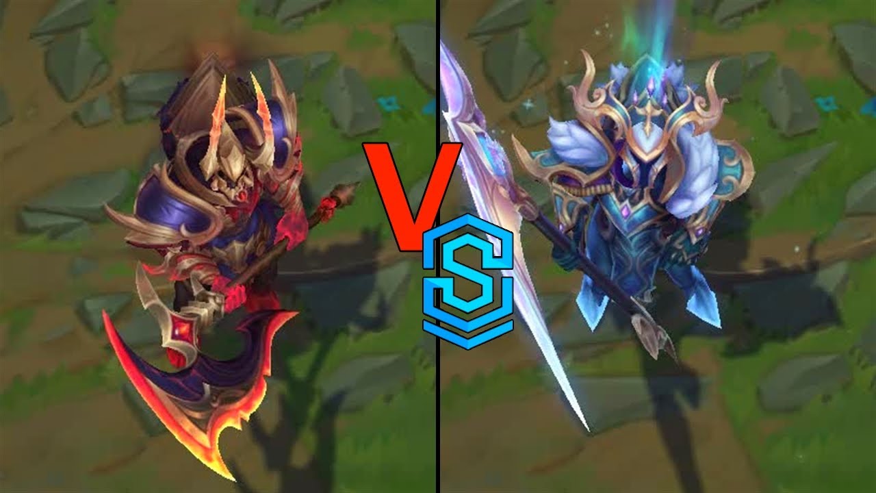 Nightbringer Hecarim VS Winterblessed Hecarim