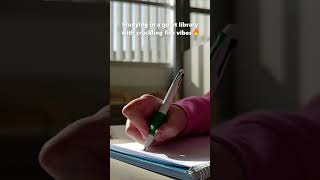 1-Hour Library Study With Me | No Music Fire ASMR 🏛️🔥 #shorts