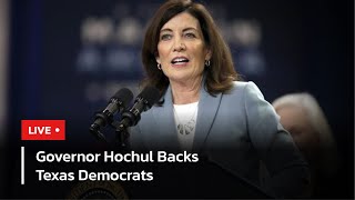 US LIVE: Gov. Kathy Hochul Supports Texas Democrats Blocking GOP Redistricting Maps | AC15