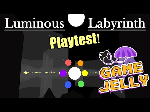 Luminous Labyrinth, aka "the bat game" | Game Jelly Playtest