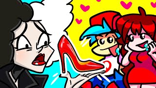 Cruella VS Friday Night Funkin' Logic Animation | MUKBANG ANIMATION COMPLETE EDITION | GAMETIK
