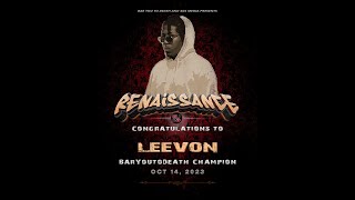 THE RENAISSANCE CARD || AFTER PARTY || THE CHAMP LEEVON ACCEPTS BELT FROM TREX