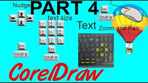 CorelDraw Tips & Tricks Aarow keys and Aarow keys in your number key pad and more Part 4