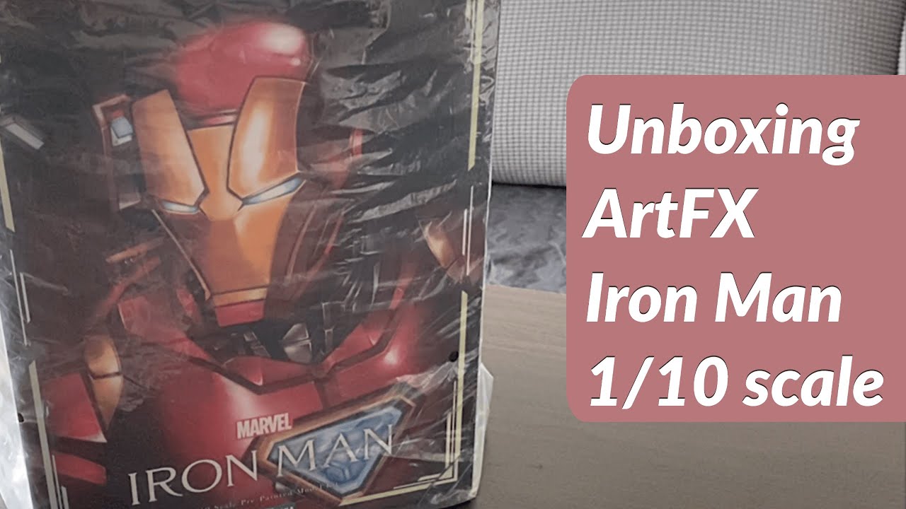 Unboxing of ArtFX Premier 1/10th scale Iron Man Kotobukiya
