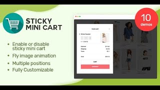 How to use Sticky Mini Cart For WooCommerce - CodeFlist