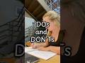 DOs and DONTs for stem and conservation students #science #conservation #collegetips #stem