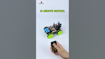 🐞Exploring the full features of the Microbit 4WD Robot Car#shorts #keyestudio #microbit #robot #diy