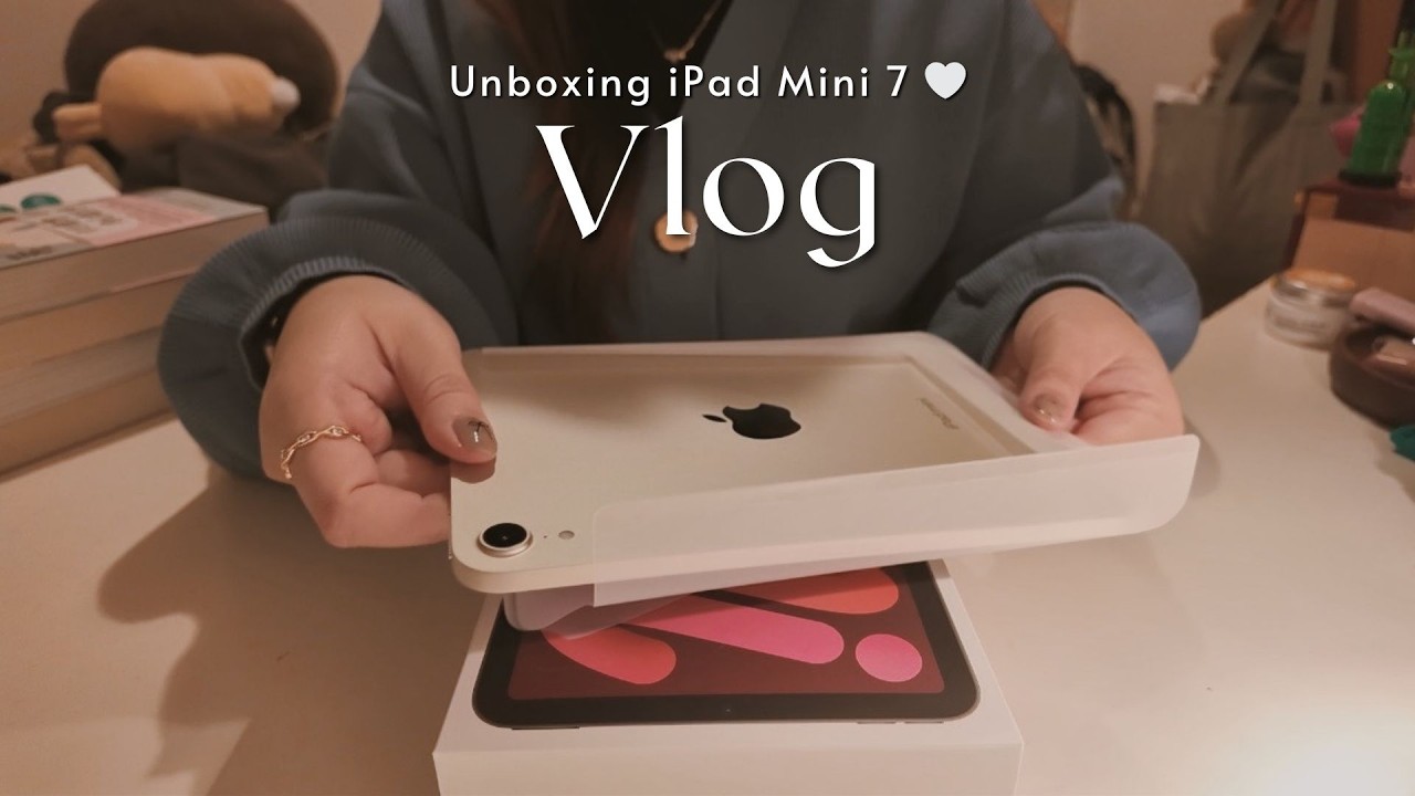Vlog💫｜享受一人週末｜Unboxing iPad Mini 7｜新年必買掛飾🍒｜Day in my life