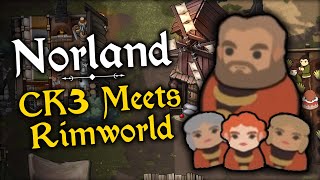 [1] Running a Kingdom with 3 Infant Daughters! | Norland Preview | CK3 Meets Rimworld