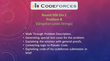 Codeforces Round 906 Div 2 Problem B | Qingshan Loves Strings