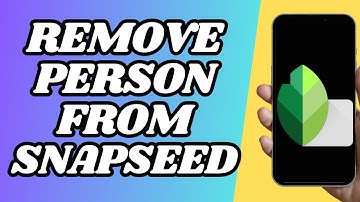 How To Remove Person From Photo Using Snapseed iOS And Android
