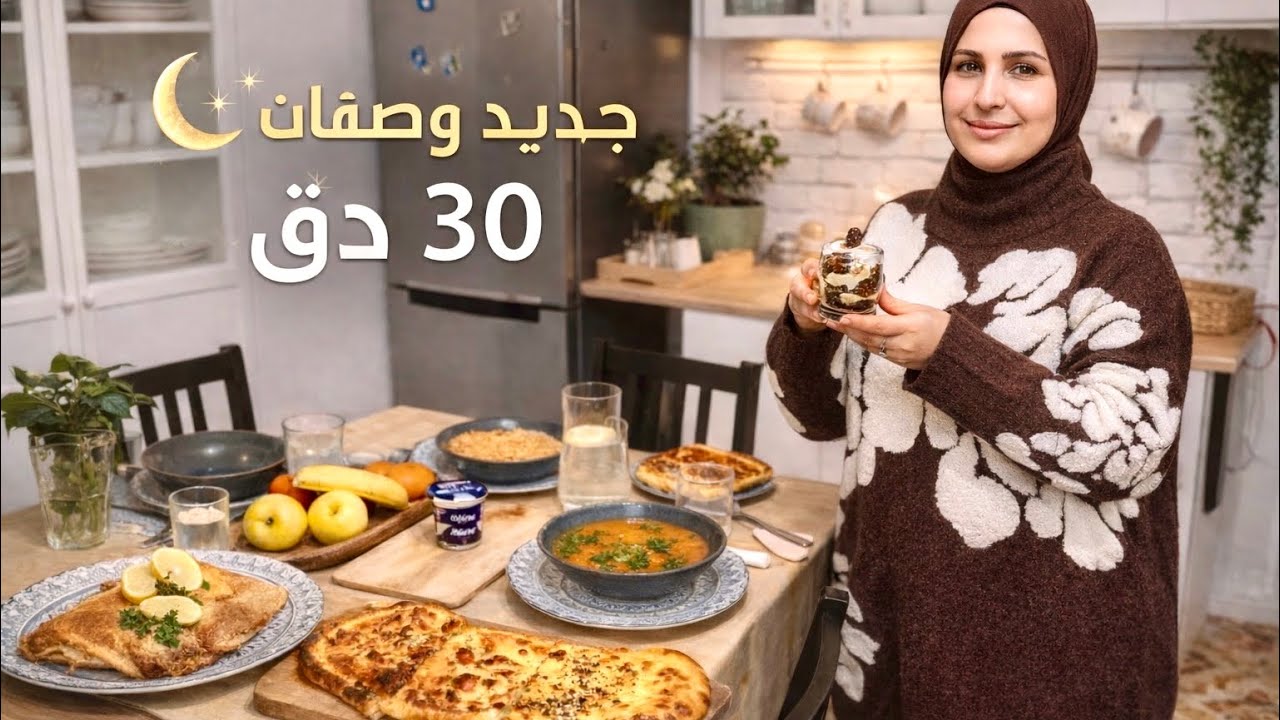 روتين رمضاني 🥰ضيافة بوصفات روعة في وقت وجيز لا يفوتكم الفيديو🌷🥰