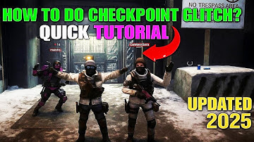 How To Do Check Point Glitch In Dark Zone (*UPDATED 2025) - The Division 1 Guide 2025
