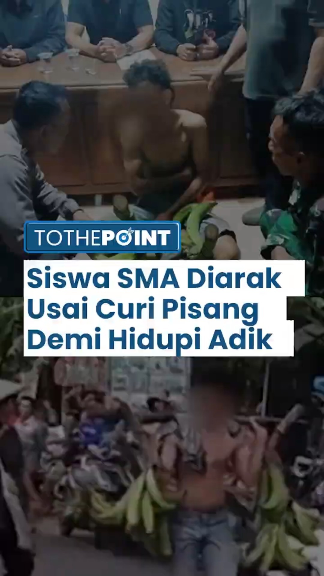 Viral Video Remaja Yatim Piatu Pati Diarak Warga ke Balai Desa seusai Curi Pisang Demi Hidupi Adik