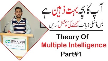 Theory of Multiple Intelligence in Urdu Part#1| The 9 Types of Intelligence | By Ch Shahzad Sahil