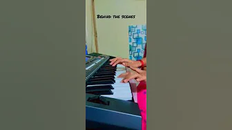Behind the scenes - Oh Sita Hey Rama ( Keyboard Cover)| Dulquer Salman| Mrinal Takur| #spcharan #bts
