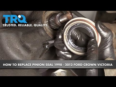 How to Replace Pinion Seal 98-12 Ford Crown Victoria
