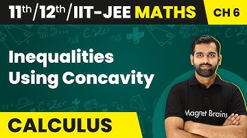 Inequalities Using Concavity - Monotonicity & Maxima-Minima of Functions | Class 11/12/IIT-JEE Maths