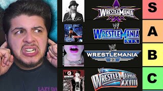 Ranking EVERY Wrestlemania Theme And MORE! WWE Tier List