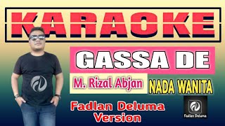 KARAOKE GASSA DE Nada Wanita M. Rizal Abjan | Qosidah Makeang Viral Tik Tok