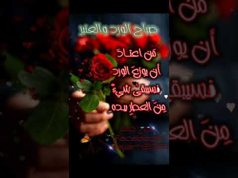 لاتنسى لايك للفيديو اشتراك للقناة فعل الجرص صباحيات من اعتاد على توزيع الورد