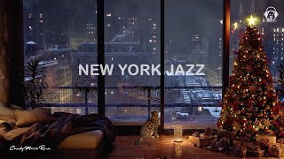 𝙒𝙖𝙧𝙢 &amp; 𝘾𝙤𝙯𝙮❄️  Winter New York Jazz Playlist to Study, Relax, Chill, Work, Cafe Music
