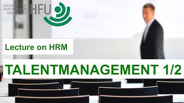 TALENTMANAGEMENT 1/2 - HRM Lecture 07