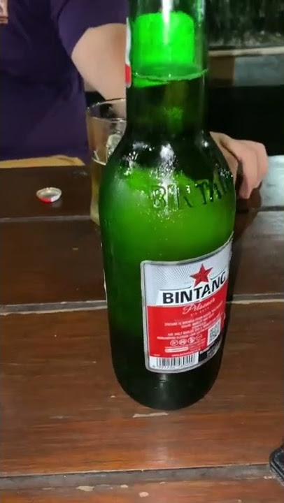 Minum beer bintang #beer #bintang
