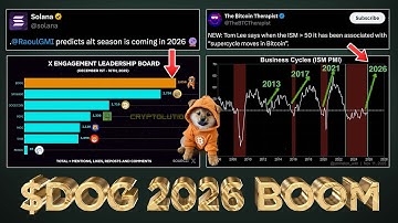 $DOG Supercycle with ISM Global Liquidity (2026) 🤑