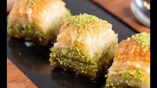 Turkish baklava recipe  | Nefiiis baklava yufka kadayif wrap | baklava recipe aysenur turkish food