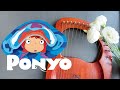 Ponyo on the Cliff Theme | Lyre Harp Cover (with notes)