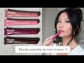 Rhode peptide lip tint review (swatches with &amp; without lip liner)