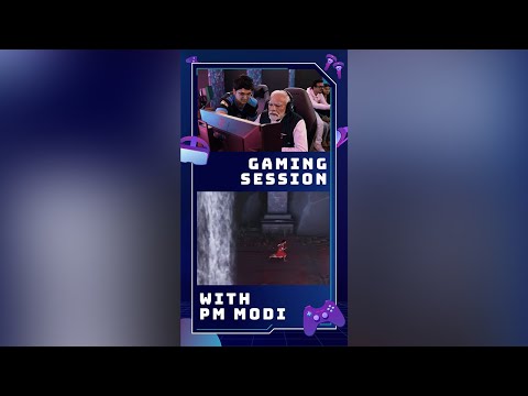 AMAZING! PM Modi plays PC & VR games! 🎮