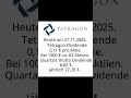 Tetragon dividende #aktienmarkt #zeit #job #finanzstrategien #investieren #passiveseinkommen